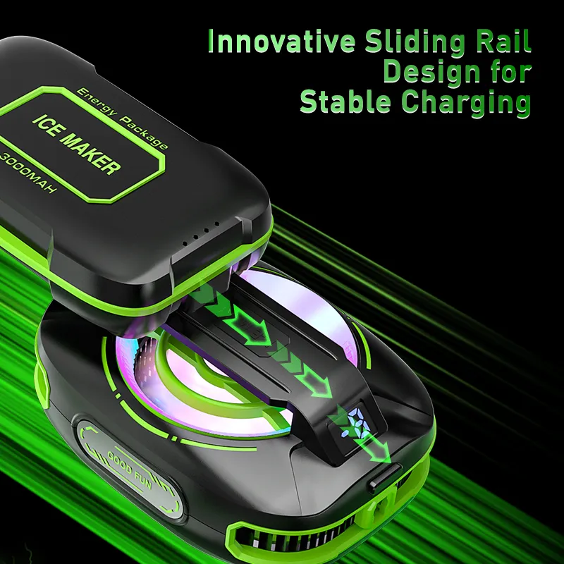 فن خنک کننده موبایل رادیاتوری باتری دار JS85 (3)