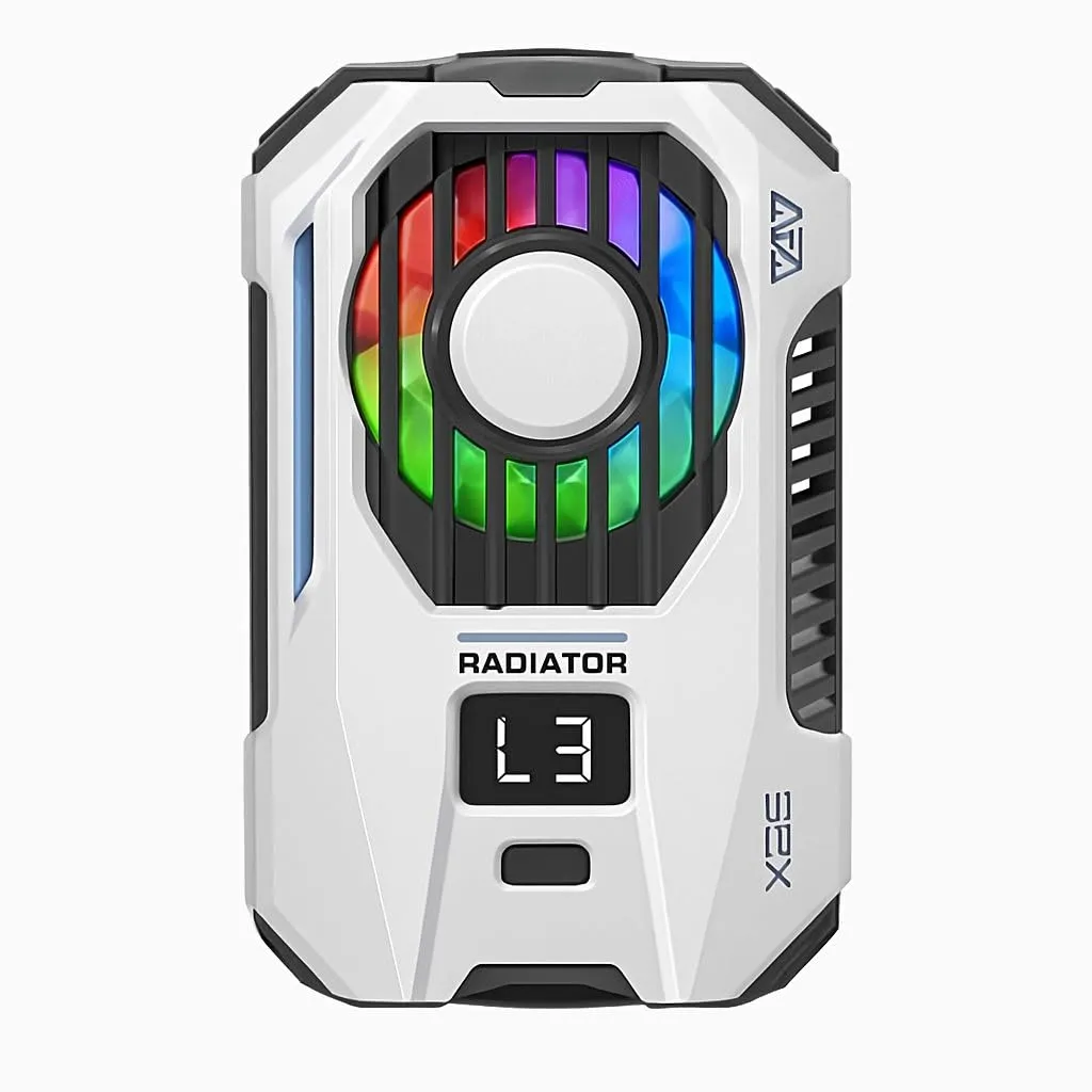 فن خنک کننده بازی موبایل رادیاتوری باتری دار مدل X136 (1)