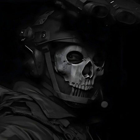 Ghost Call of Duty | گوست کالاف دیوتی با ماسک اسکلتی